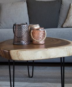Round Wood slab table tops